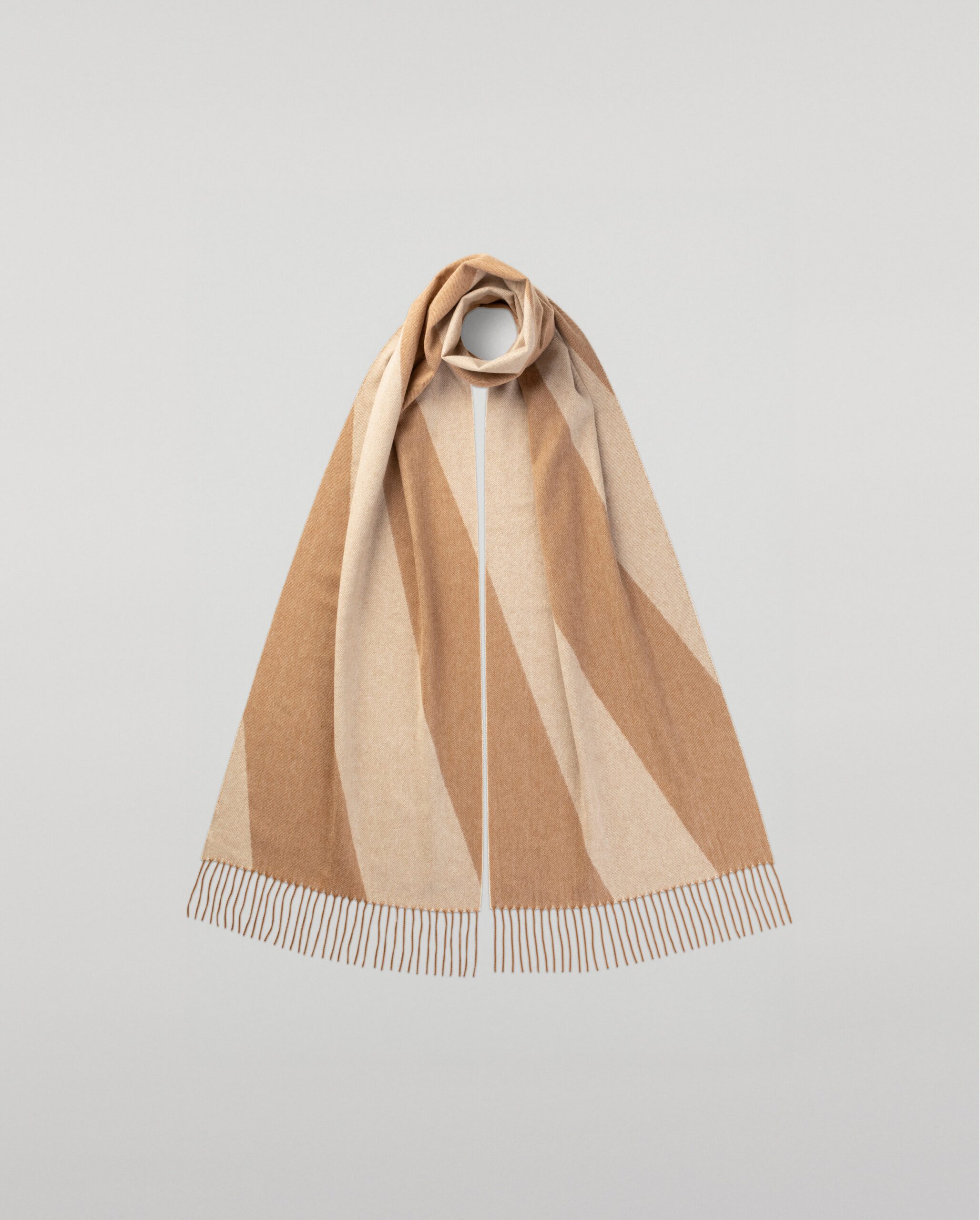 Chevron Cashmere Vicuña Scarf