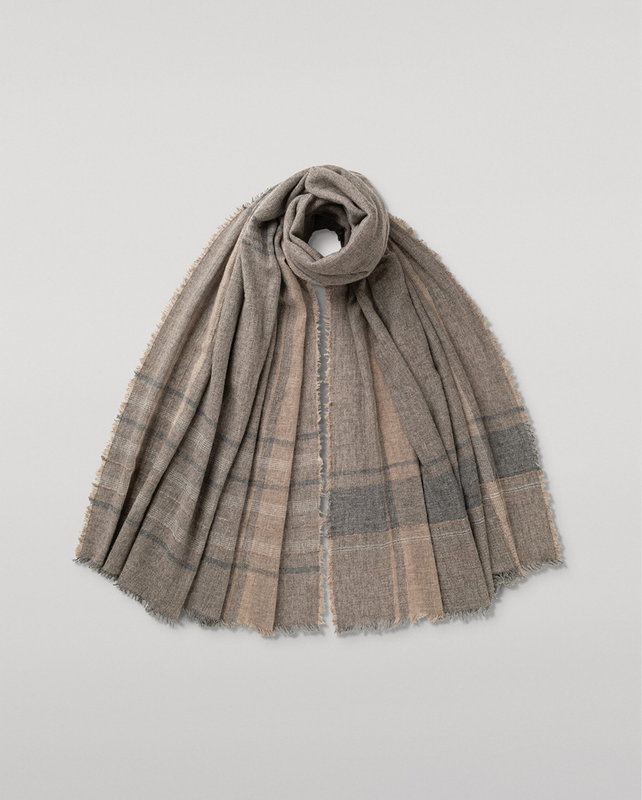 Gullane Natural Cashmere Stole