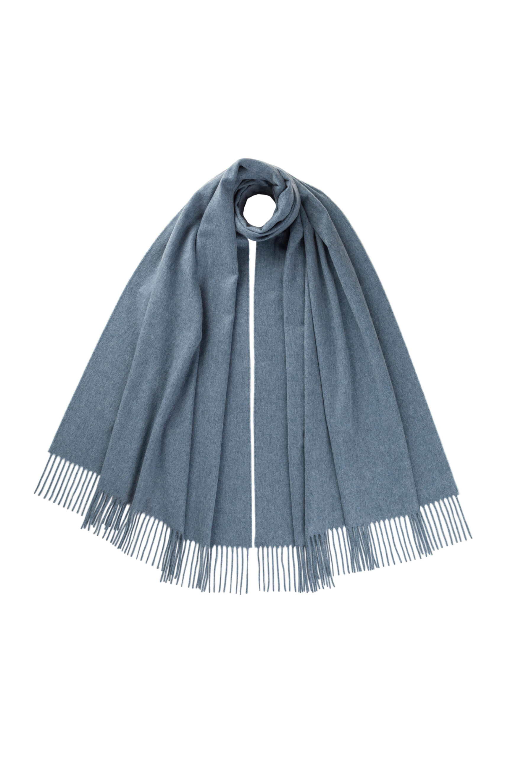 Blue Cashmere Stole