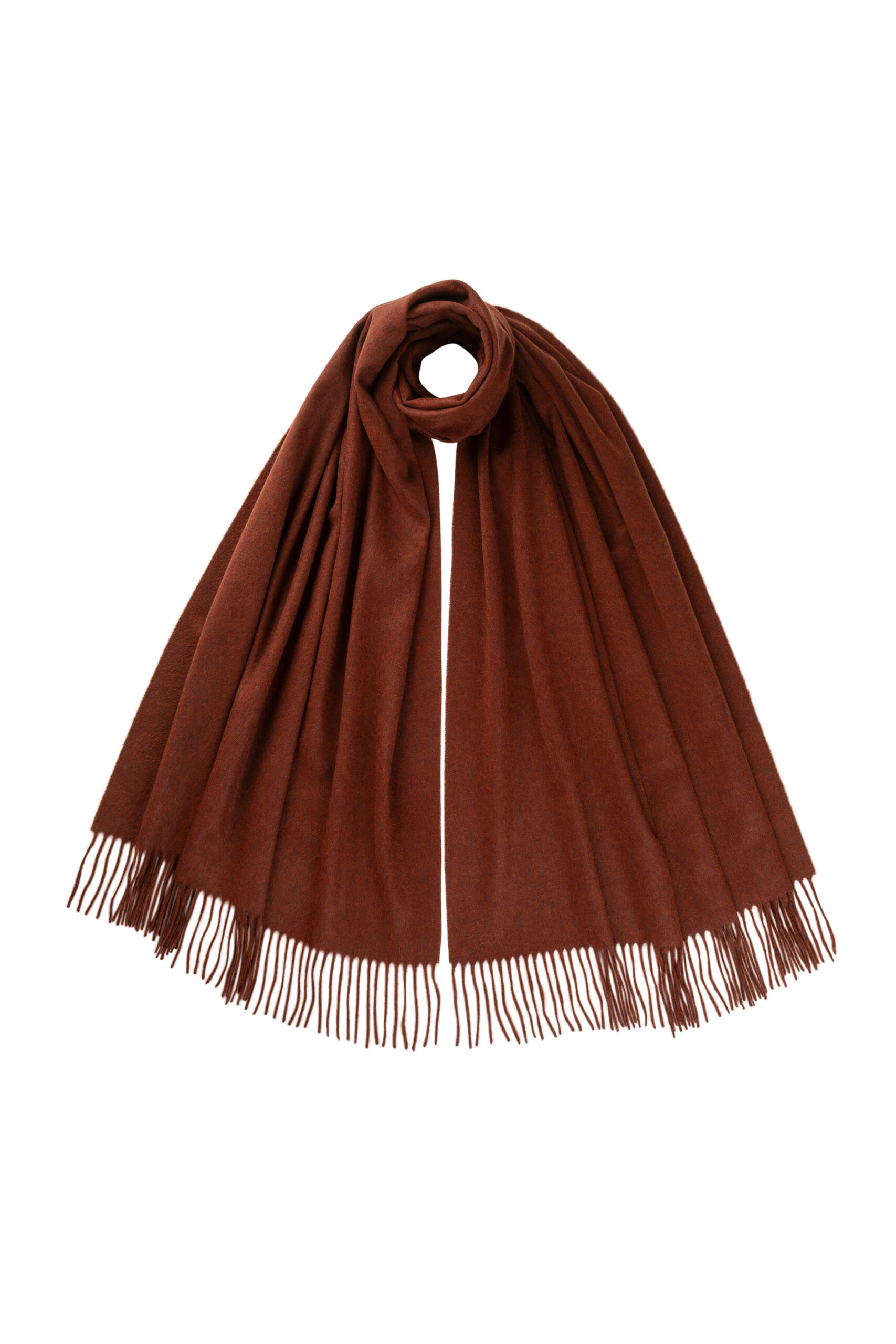 Red Cashmere Stole