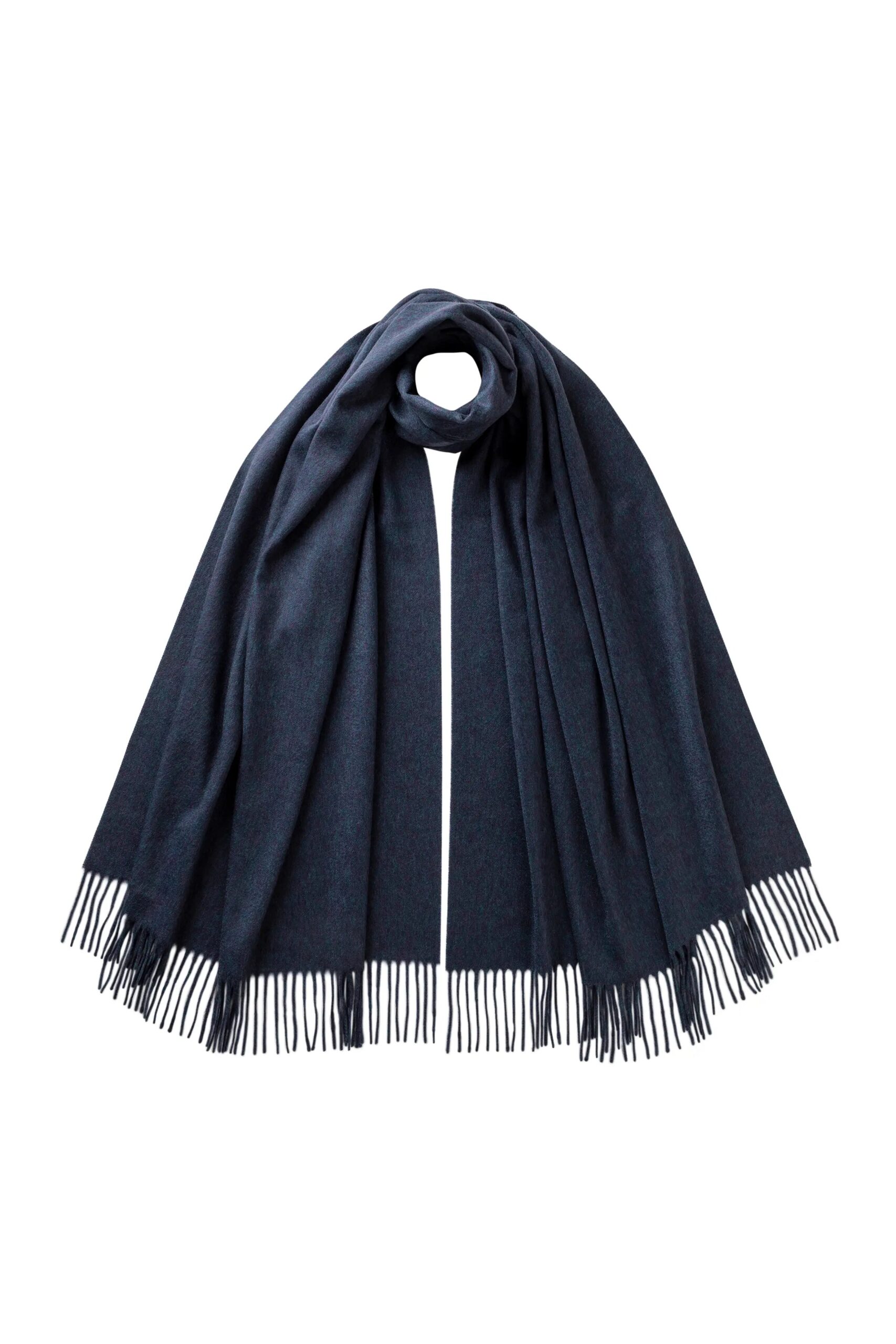 Navy Cashmere Stole