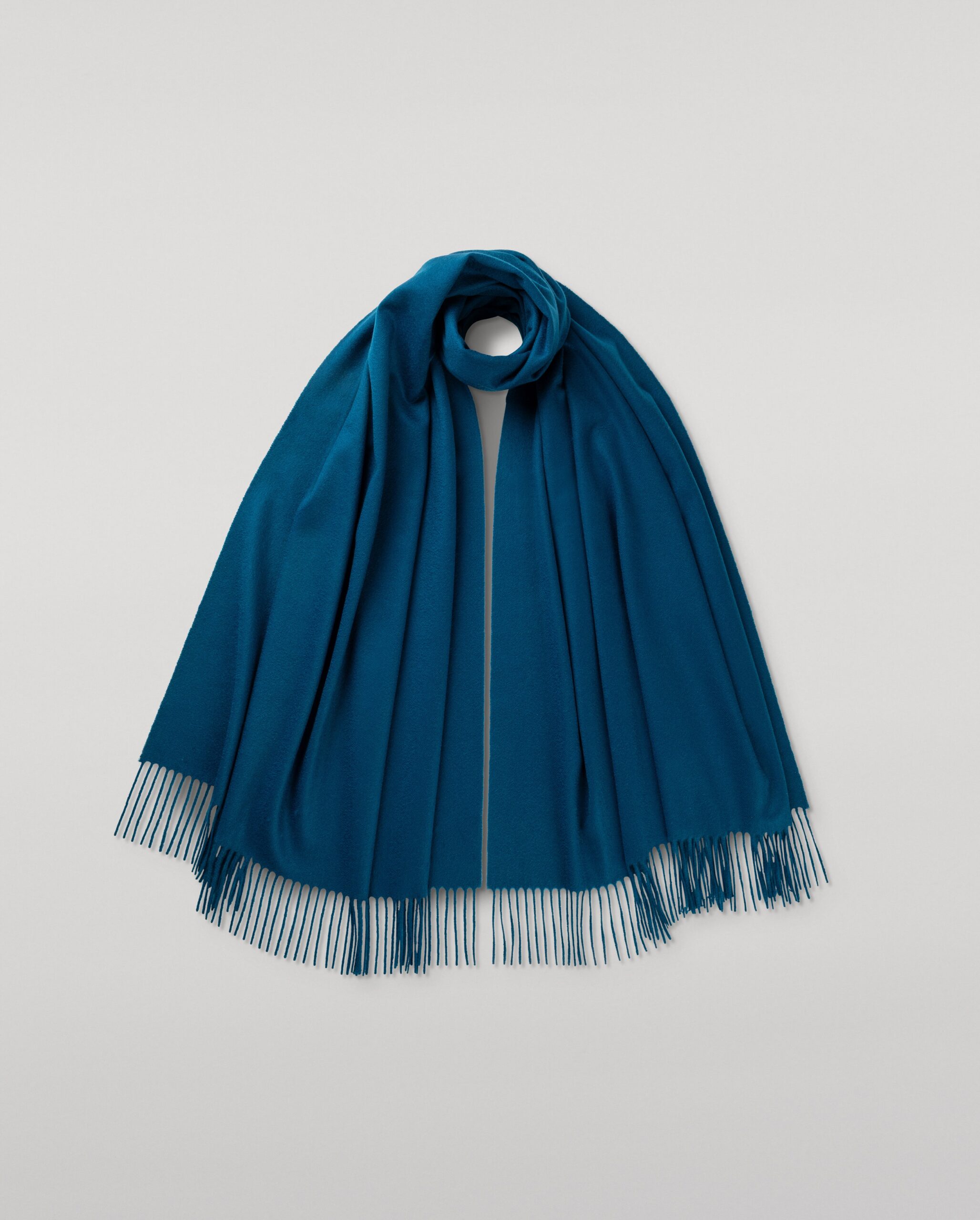 Blue Cashmere Stole
