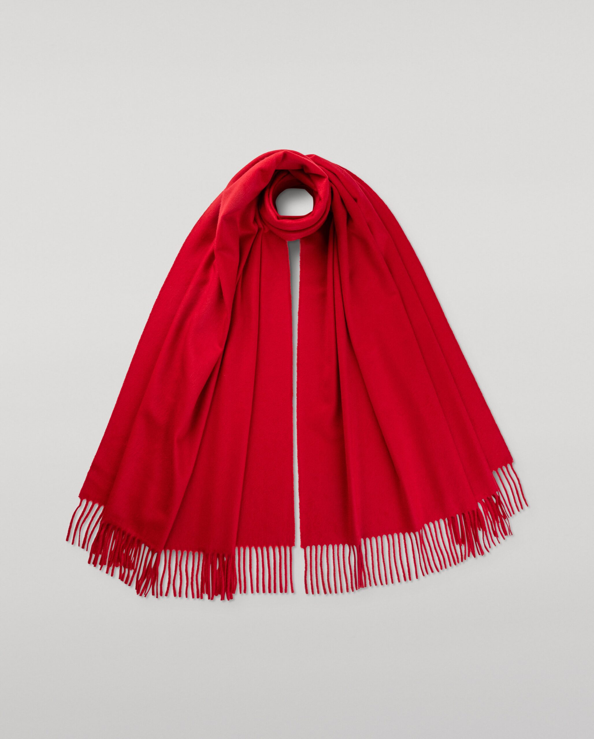 Red Cashmere Stole