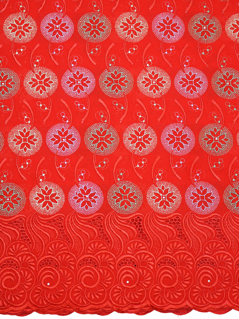 PVL214 - Premium Swiss Voile Lace   RED - Red